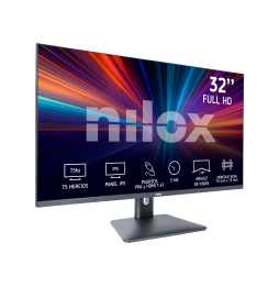 Nilox MONITOR 32" NXM32FHD11 IPS 5MS HDMI VGA Monitor PC 81,3 cm (32") 1920 x 1080 Pixel Full HD LED
