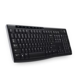 920-003738 Logitech Wireless Keyboard K270 tastiera Casa RF Wireless QWERTY US International Nero