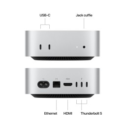 Apple Mac mini - Chip M4 Pro 12‑core CPU, 16‑core GPU, 24GB, 512GB SSD