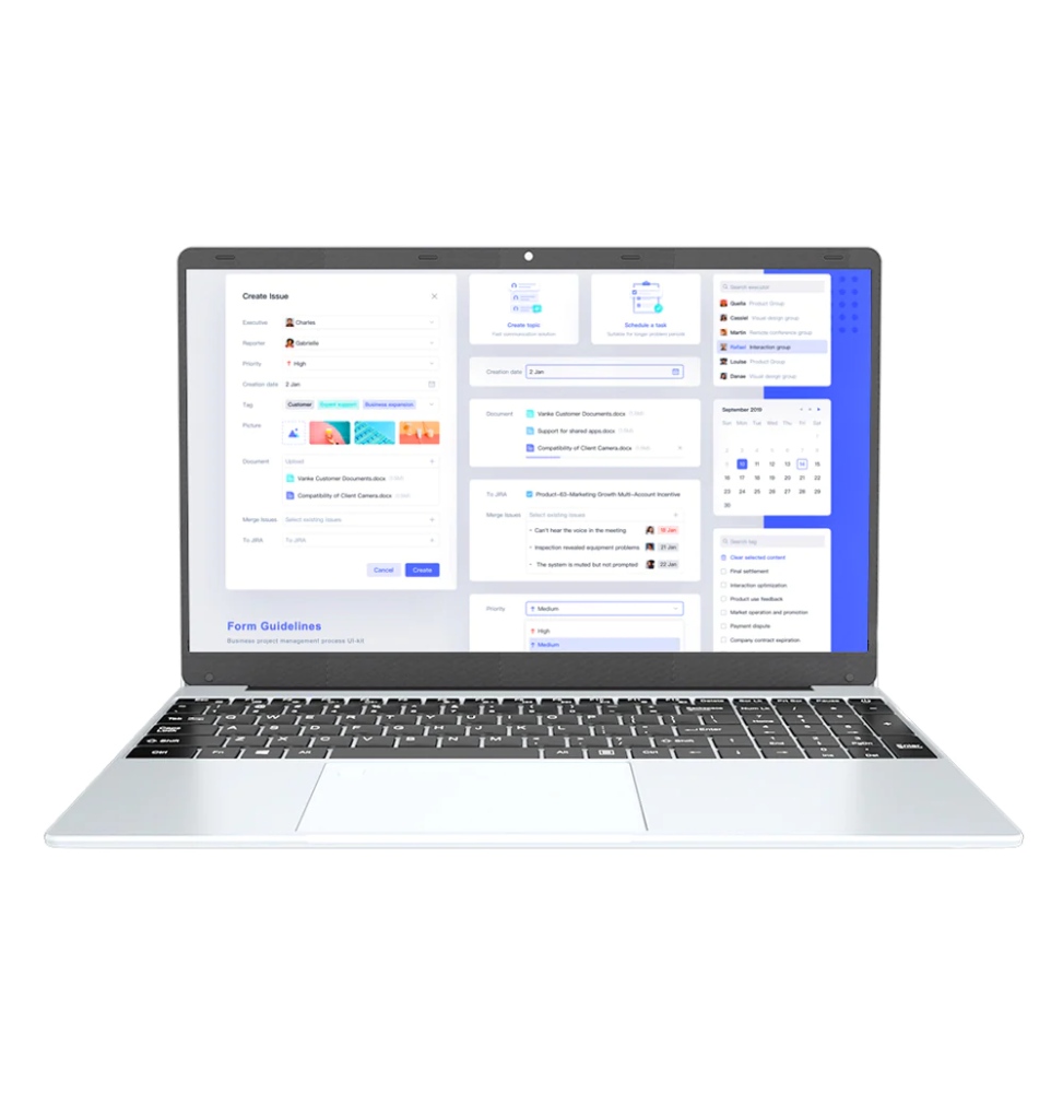KUU-YEPBOOK-161000 KUU Yepbook Intel® Celeron® N5095 Computer portatile 39,6 cm (15.6") 16 GB LPDDR4