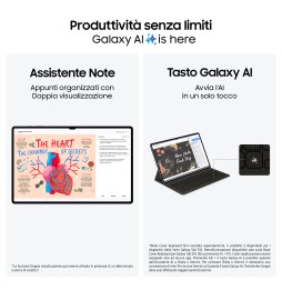 SM-X926BZAREUE Samsung Galaxy Tab S10 Ultra, Tablet AI, Display 14.6" Dynamic AMOLED 2X, 5G, RAM 12G
