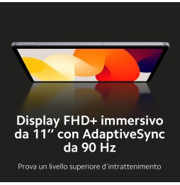 VHU4448EU Xiaomi Redmi Pad SE Qualcomm Snapdragon 128 GB 27,9 cm (11") 4 GB Android 13 Grafite, Grig