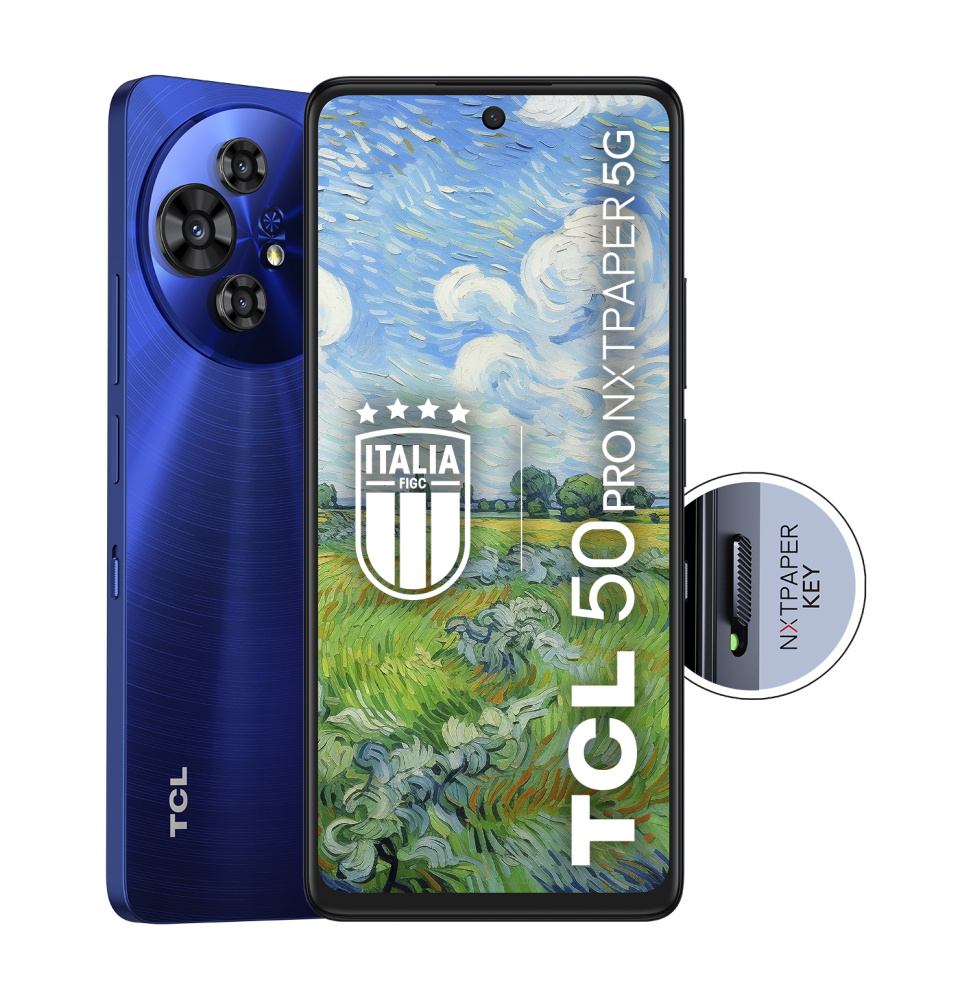 T803D_2CLCA112 TCL 50 Pro NXTPAPER 5G 17,3 cm (6.8") Doppia SIM Android 14 USB tipo-C 8 GB 512 GB 50