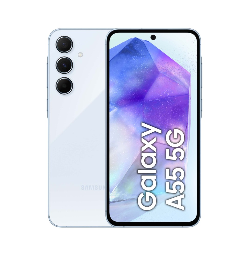 SM-A556BLBCEUE Samsung Galaxy A55 5G Display FHD+ Super AMOLED 6.6”, Android 14, 8GB RAM, 256GB, Dua