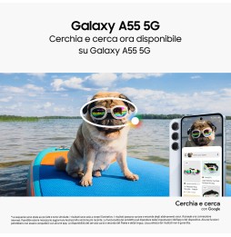 SM-A556BLBCEUE Samsung Galaxy A55 5G Display FHD+ Super AMOLED 6.6”, Android 14, 8GB RAM, 256GB, Dua