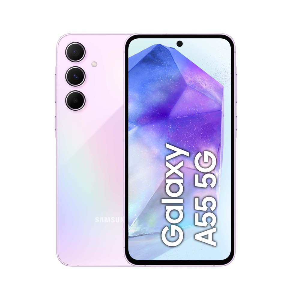 SM-A556BLVCEUE Samsung Galaxy A55 5G Display FHD+ Super AMOLED 6.6”, Android 14, 8GB RAM, 256GB, Dua
