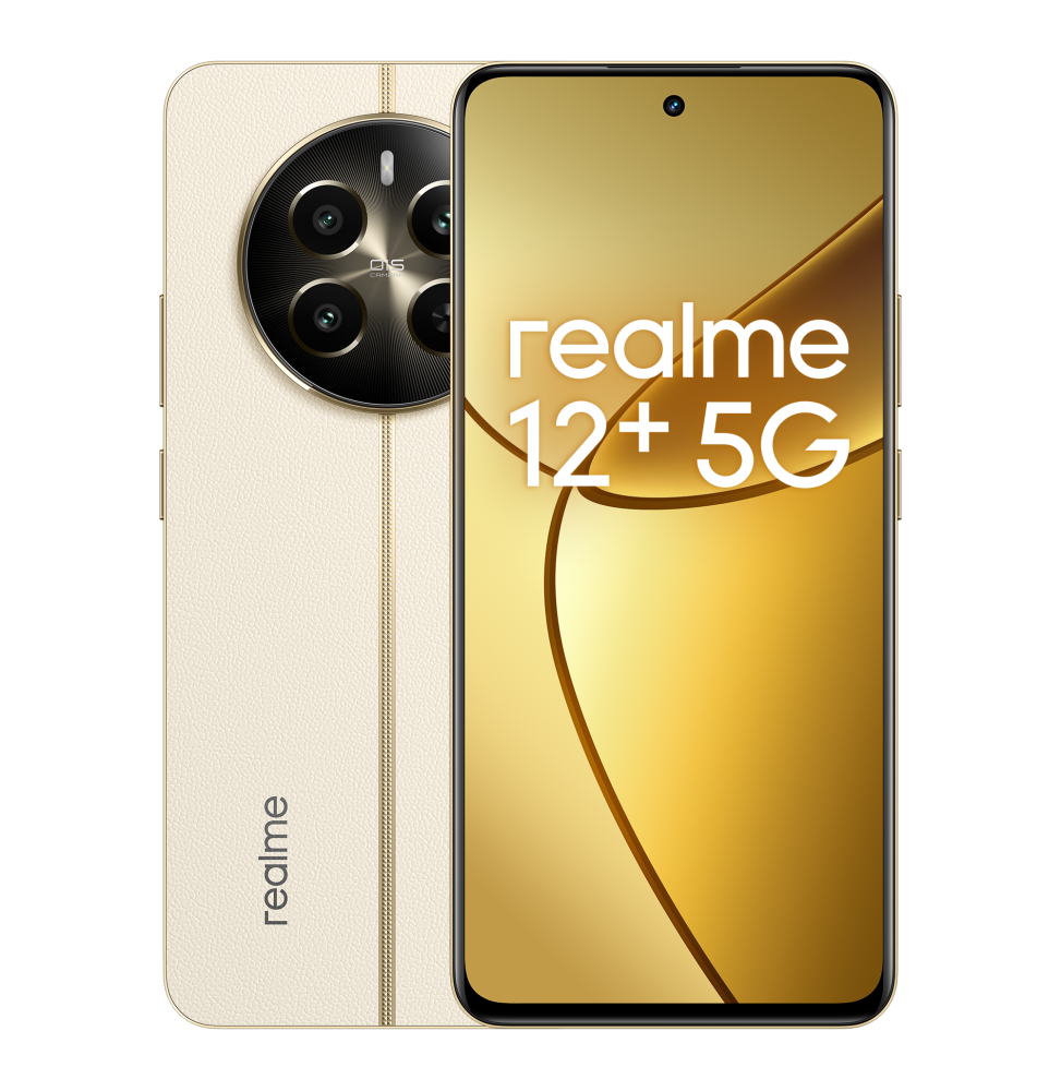 0114860300 realme 12+ 16,9 cm (6.67") Doppia SIM Android 14 5G USB tipo-C 12 GB 512 GB 5000 mAh Beig