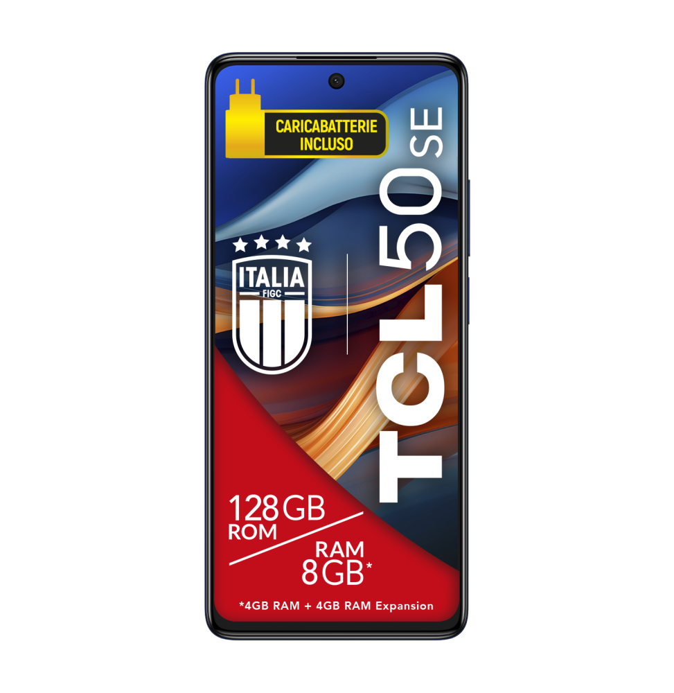 T611B-2ALCA112 TCL 50 SE 17,2 cm (6.78") Doppia SIM Android 14 4G USB tipo-C 4 GB 128 GB 5010 mAh Bl