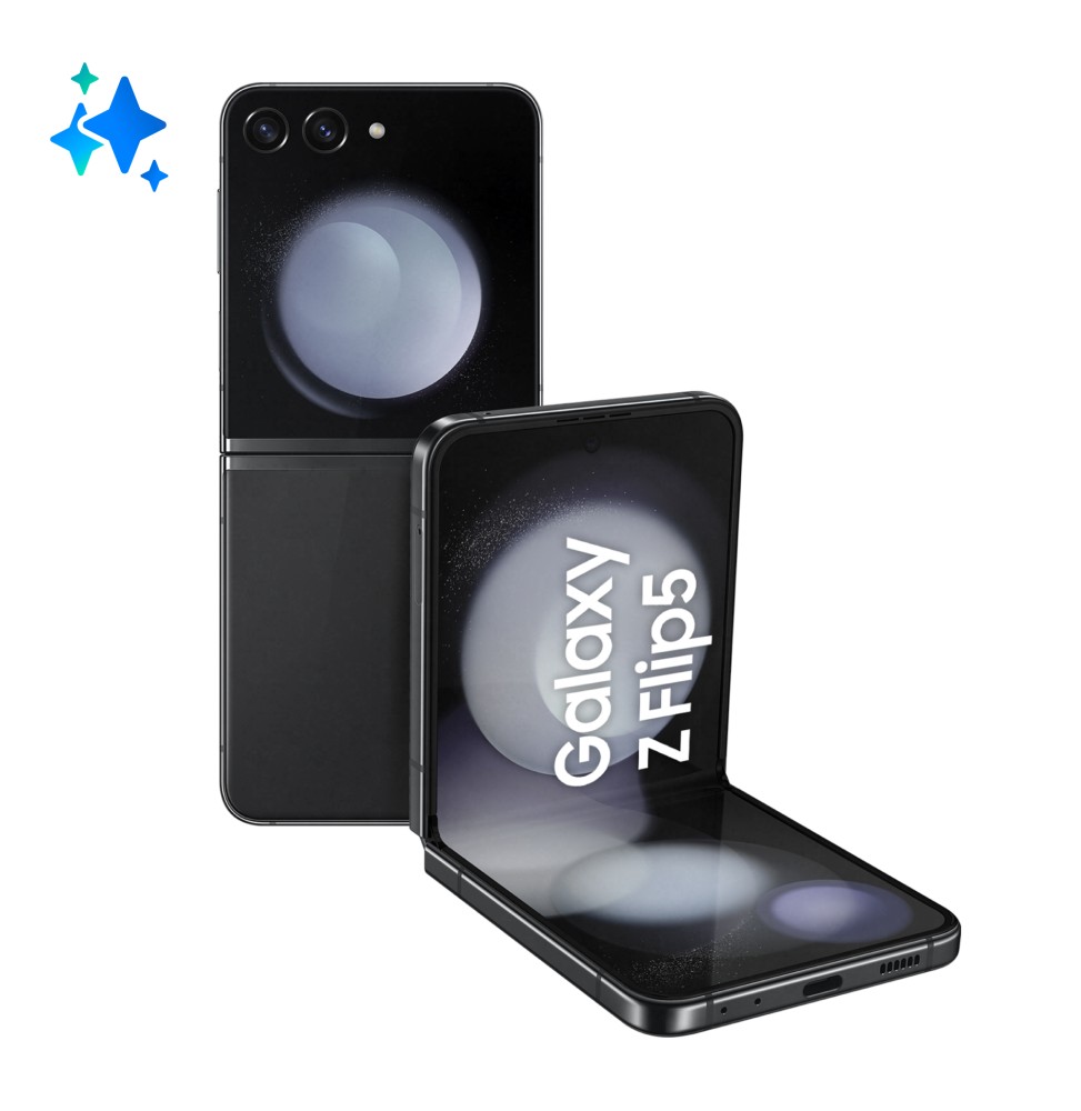 SM-F731BZAGEUE Samsung Galaxy Z Flip5 Smartphone AI RAM 8GB Display 3,4" Super AMOLED/6,7" Dynamic A