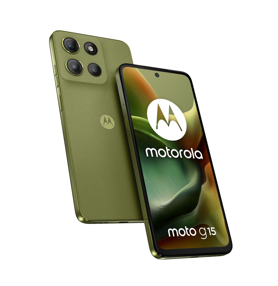PB6E0028ES Motorola moto g15 17,1 cm (6.72") Doppia SIM Android 15 4G USB tipo-C 8 GB 512 GB 5200 mA