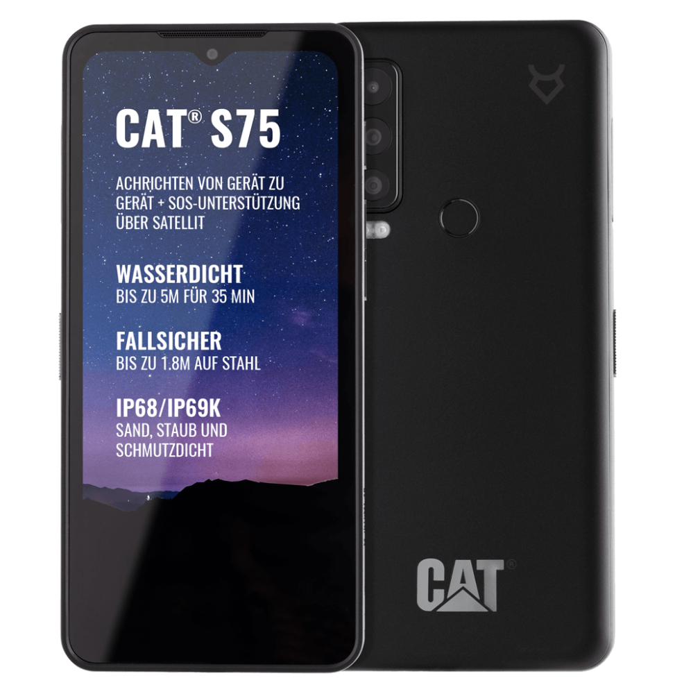 CS75-DAB-ROE-NN CAT S75 16,7 cm (6.58") Android 12 5G 6 GB 128 GB 5000 mAh Nero