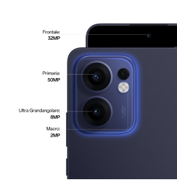 Reno13FS Luminous Bl OPPO Reno13 FS 5G AI Smartphone, Tripla fotocamera 50+8+2MP, Selfie 32MP, Displ