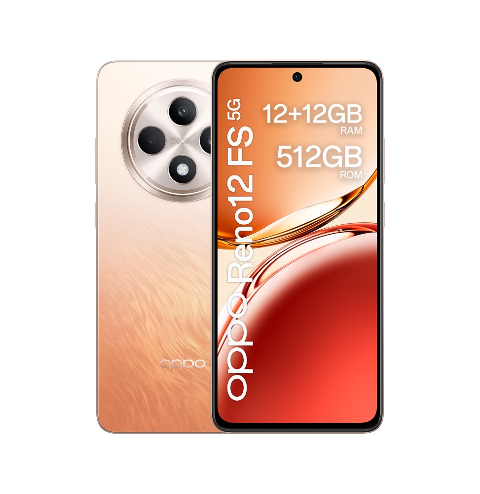 OPRENO12FSAO OPPO Reno12 FS 5G AI Smartphone, Tripla fotocamera 50+8+2MP, Selfie 32MP, Display 6.67”
