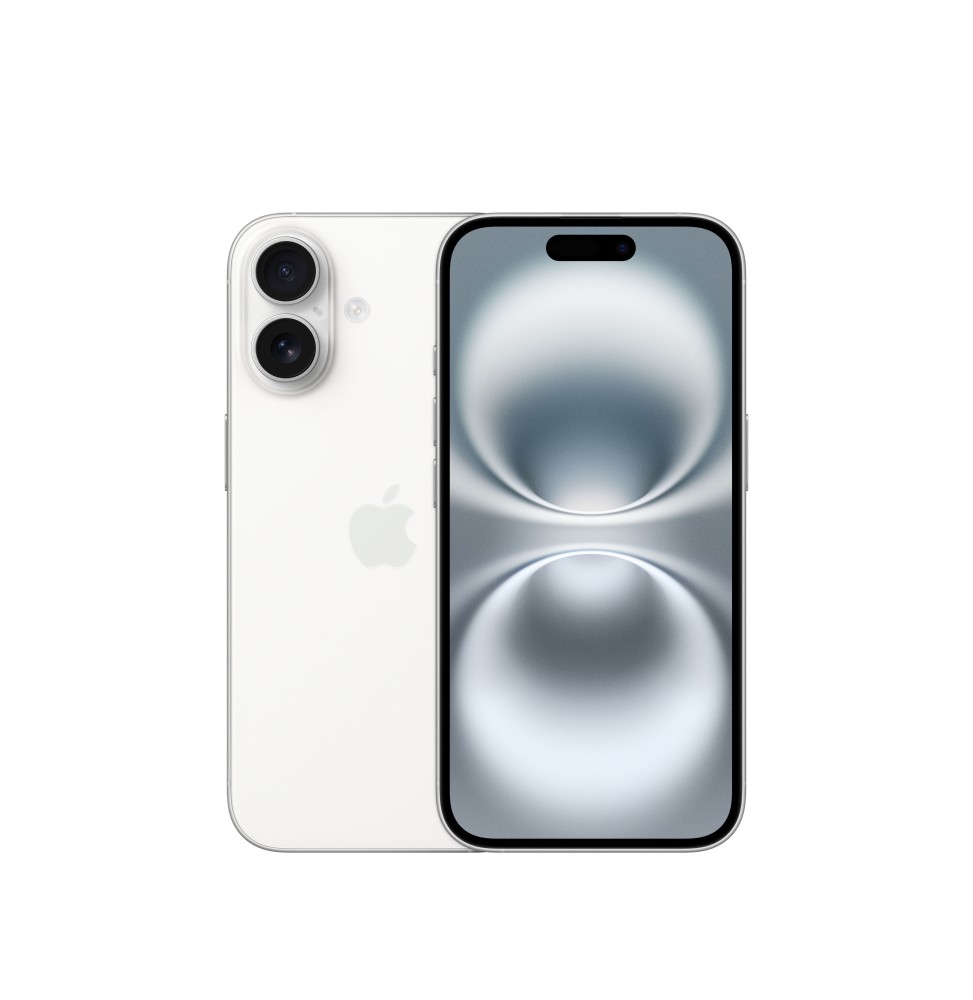 MYE93ZD/A Apple iPhone 16 15,5 cm (6.1") Doppia SIM iOS 18 5G USB tipo-C 128 GB Bianco