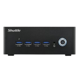 Shuttle Nano PC NT10H5 PC con dimensioni 1 l Nero 125H Intel SoC