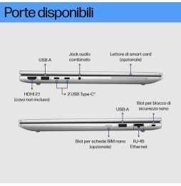 9Y7D3ET HP EliteBook G11 Intel Core Ultra 5 135U Computer portatile 35,6 cm (14") WUXGA 16 GB DDR5-S