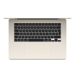 MRYT3T/A Apple MacBook Air 15'' M3 chip con core 8 CPU e core 10 GPU, 8GB, 512GB SSD Galassia
