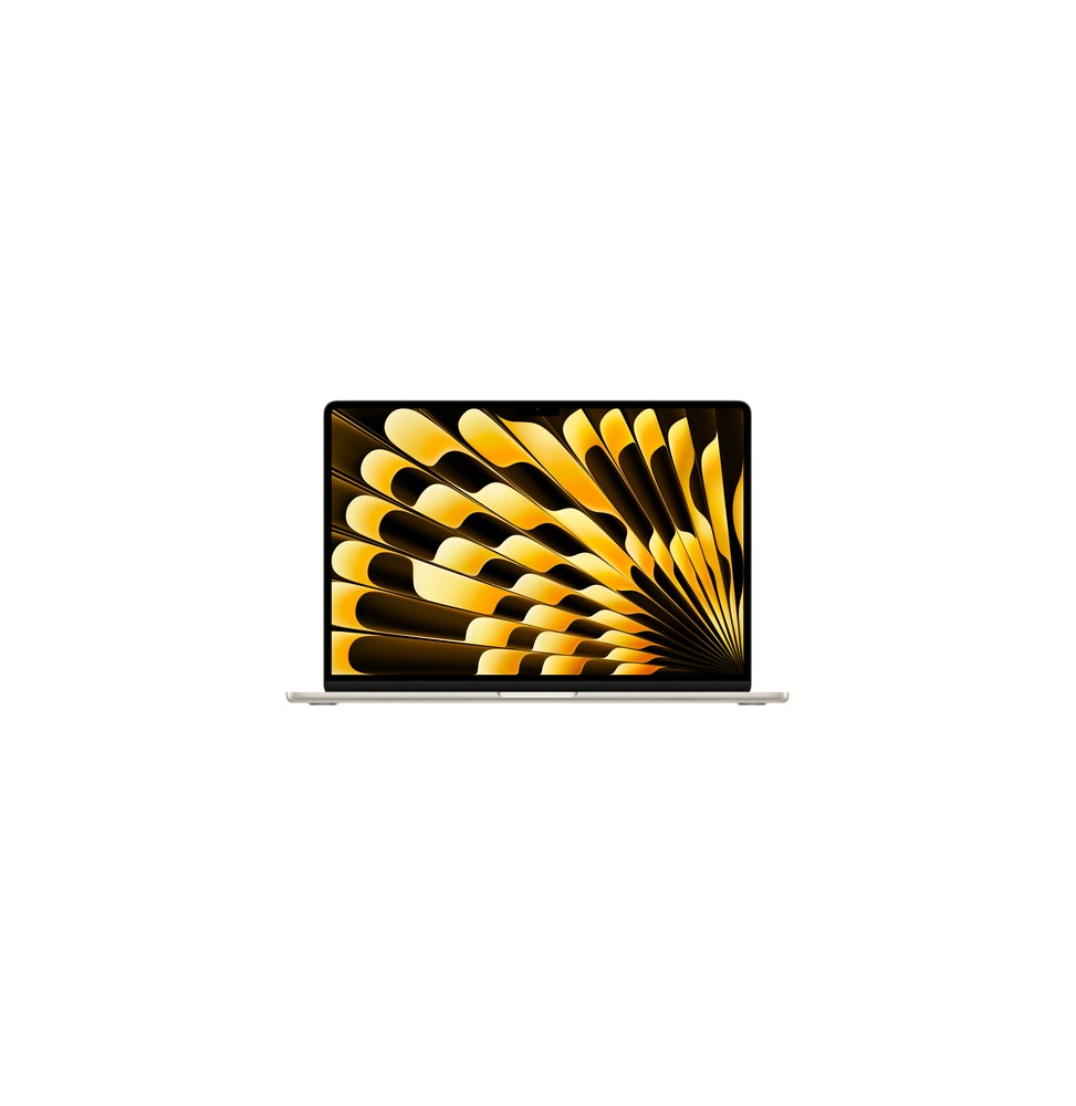 MXD33T/A Apple MacBook Air 15'' M3 chip con core 8 CPU e core 10 GPU, 16GB, 512GB SSD Galassia