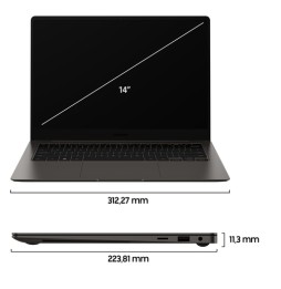 NP944XFG-KC1IT Samsung Galaxy Book3 Pro 14" Laptop i7 16GB 512GB Windows 11 Pro Graphite