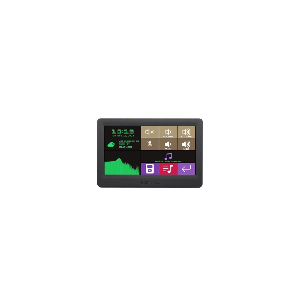G.Skill GD-A7PCCSK-WGD visualizzatore di messaggi 17,8 cm (7") LED 300 cd/m² Touch screen