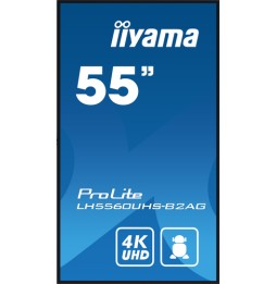 iiyama LH5560UHS-B2AG visualizzatore di messaggi Pannello A digitale 139,7 cm (55") LED Wi-Fi 500 cd