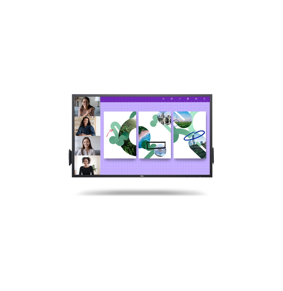 DELL-P5524QT DELL P5524QT Pannello piatto interattivo 139,7 cm (55") LCD 350 cd/m² 4K Ultra HD Nero