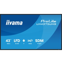 LH8675UHS-B2AG iiyama LH5075UHS-B1AG Pannello piatto per segnaletica digitale 125,7 cm (49.5") LCD W