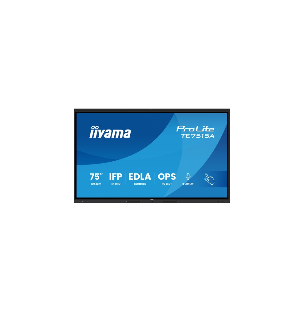 iiyama TE7515A-B1AG visualizzatore di messaggi Pannello piatto per segnaletica digitale 189,2 cm (74