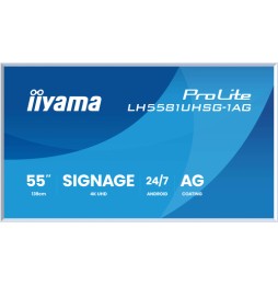 LH6581UHSG-1AG iiyama LH5581UHSG-1AG Pannello piatto interattivo 163,8 cm (64.5") Wi-Fi 500 cd/m² 4K
