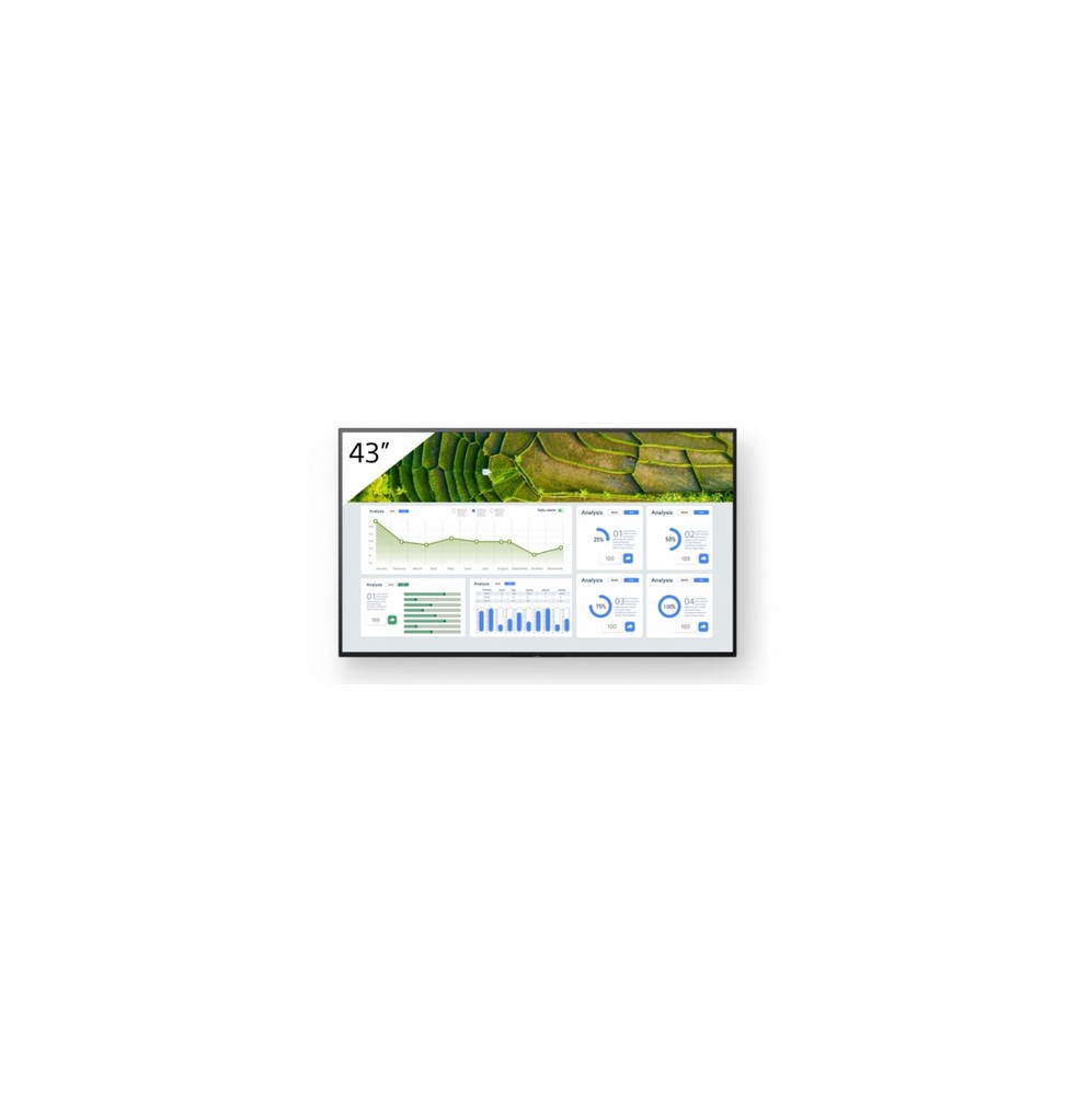 Sony FW-43BZ30L visualizzatore di messaggi Pannello piatto per segnaletica digitale 109,2 cm (43") L