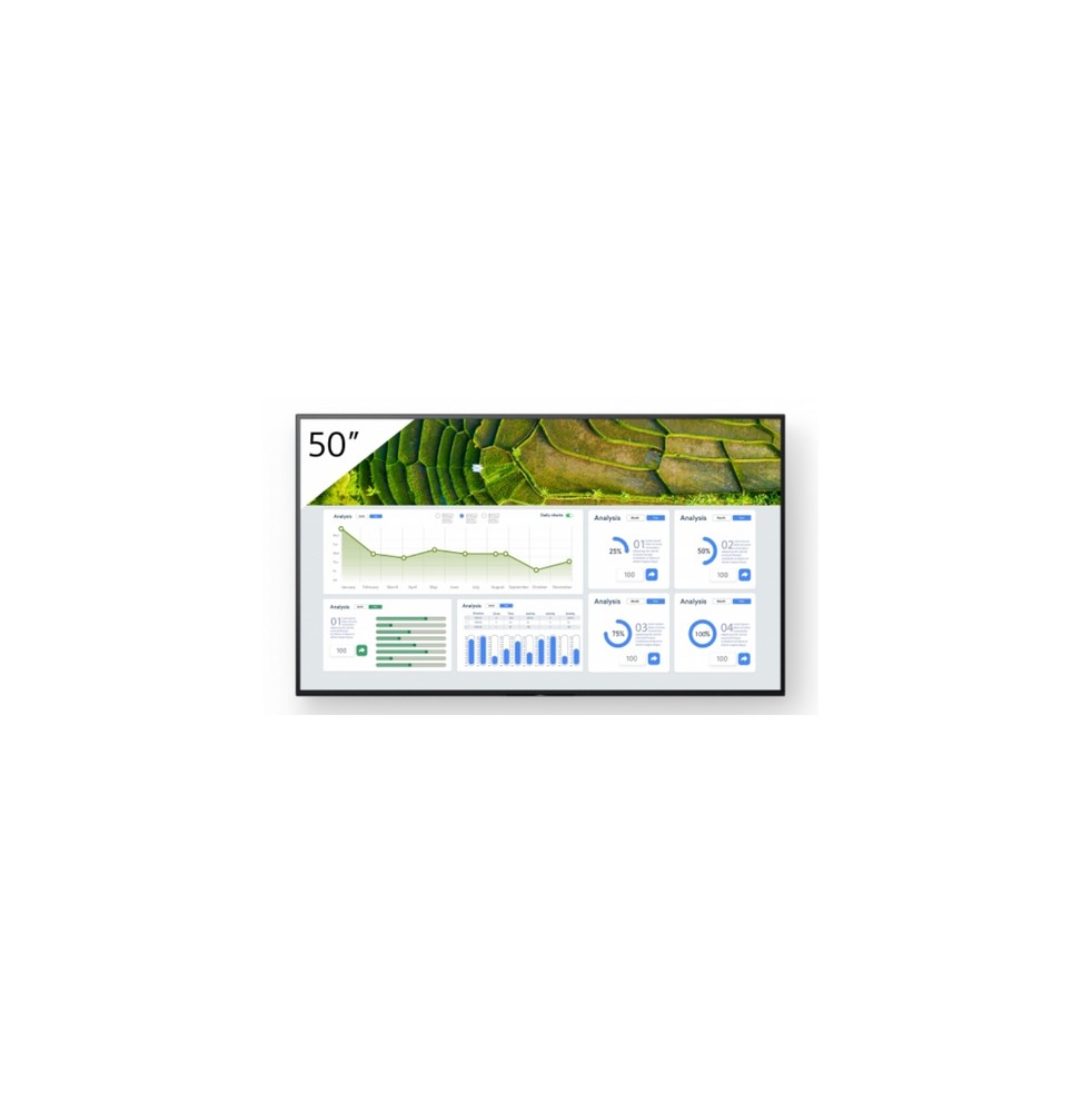 Sony FW-50BZ30L visualizzatore di messaggi Pannello piatto per segnaletica digitale 127 cm (50") LCD