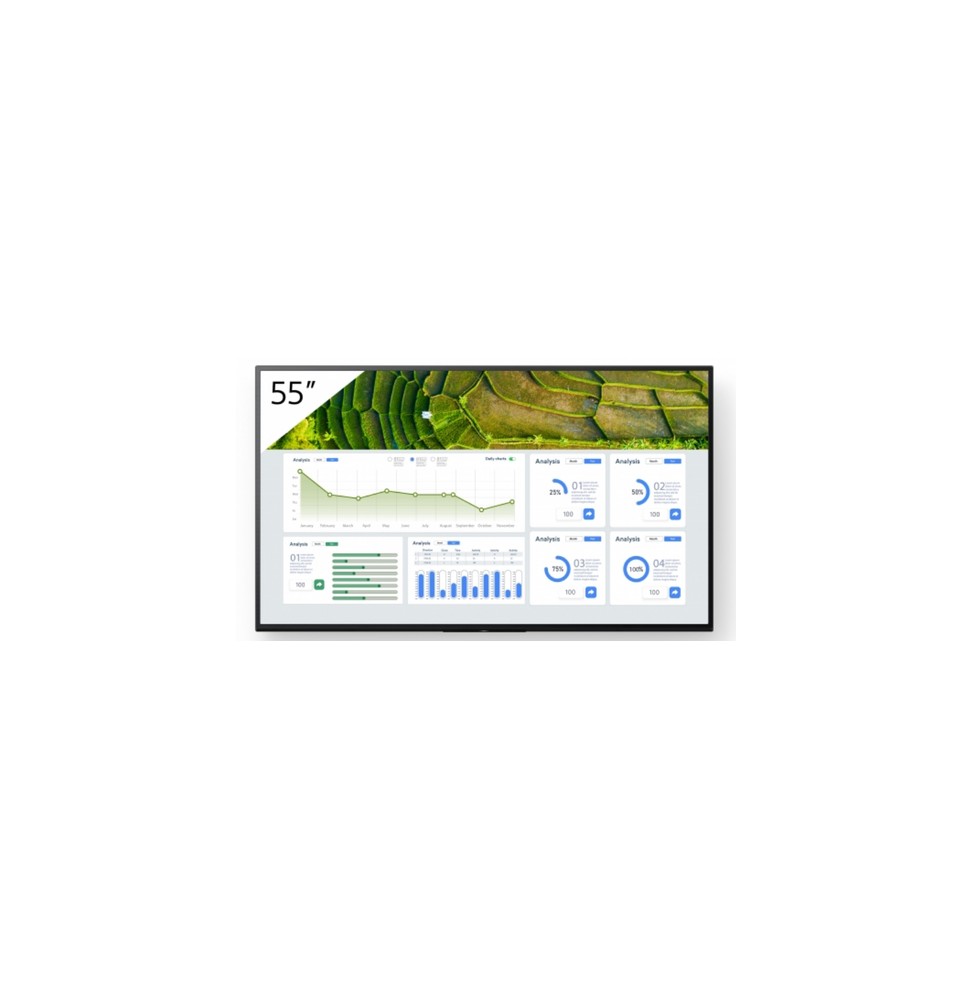 Sony FW-55BZ30L visualizzatore di messaggi Pannello piatto per segnaletica digitale 139,7 cm (55") L