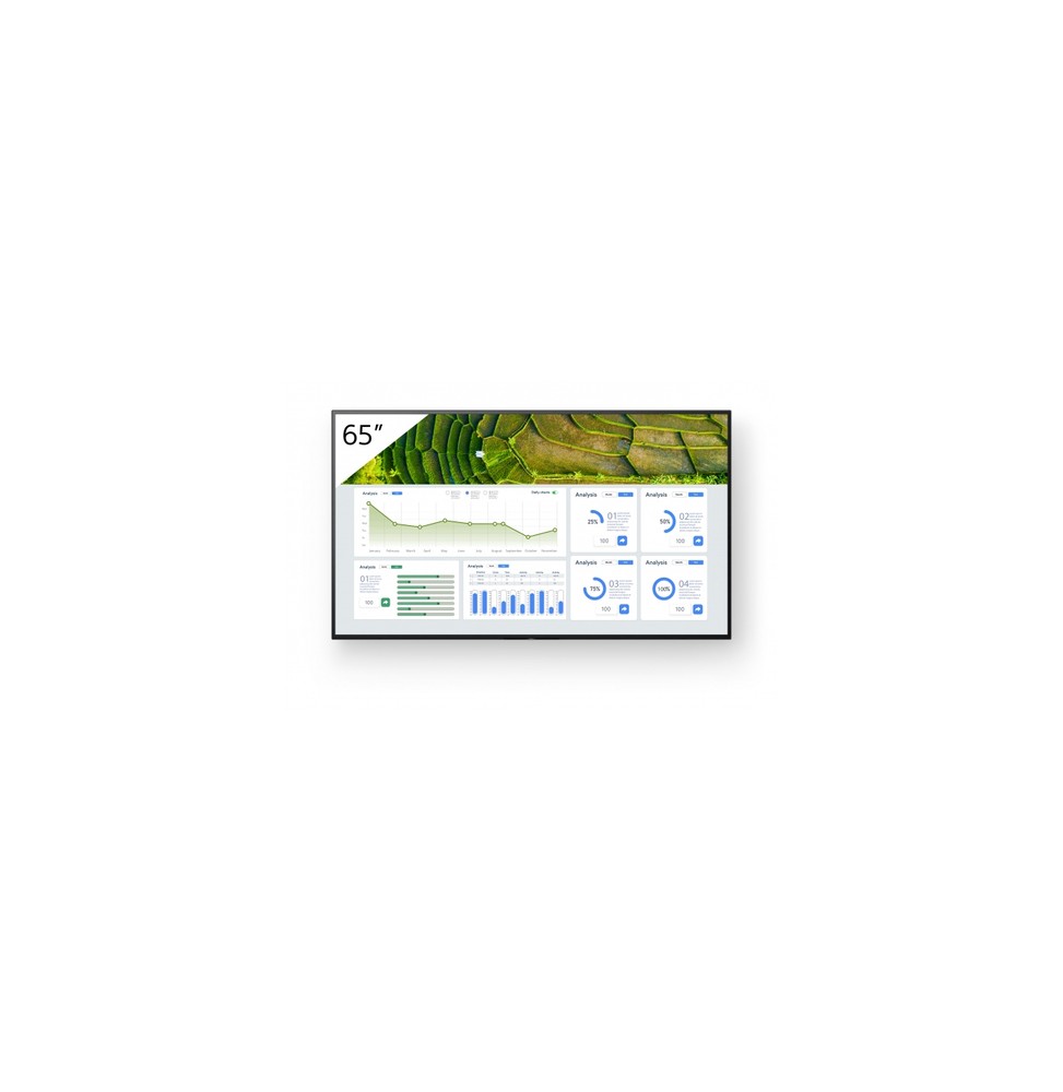 Sony FW-65BZ30L visualizzatore di messaggi Pannello piatto per segnaletica digitale 165,1 cm (65") L