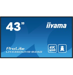 iiyama LH4360UHS-B2AG visualizzatore di messaggi Pannello A digitale 108 cm (42.5") LED Wi-Fi 500 cd