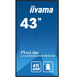 iiyama LH4360UHS-B2AG visualizzatore di messaggi Pannello A digitale 108 cm (42.5") LED Wi-Fi 500 cd
