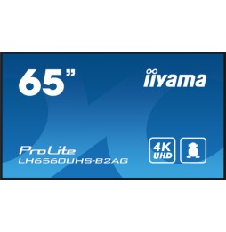 iiyama LH6560UHS-B2AG visualizzatore di messaggi Pannello A digitale 165,1 cm (65") LED Wi-Fi 500 cd