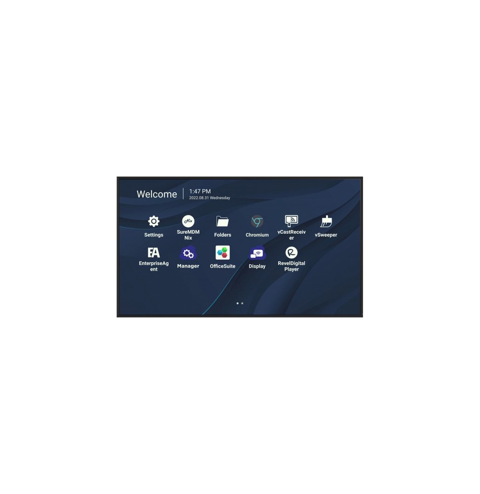 Viewsonic CDE7530 visualizzatore di messaggi 190,5 cm (75") Wi-Fi 450 cd/m² 4K Ultra HD Nero Process
