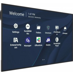 Viewsonic CDE7530 visualizzatore di messaggi 190,5 cm (75") Wi-Fi 450 cd/m² 4K Ultra HD Nero Process