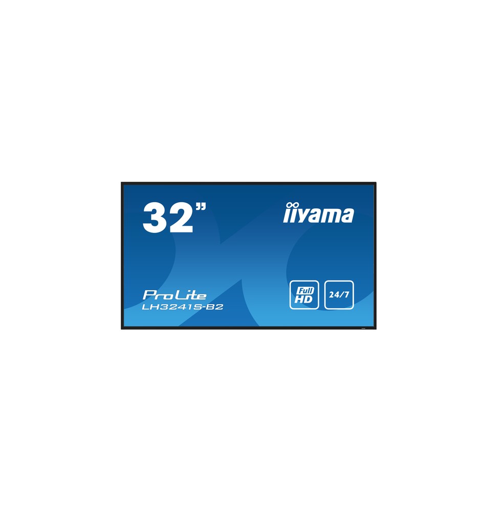 iiyama LH3241S-B2 visualizzatore di messaggi Design chiosco 80 cm (31.5") LED 350 cd/m² Full HD Nero