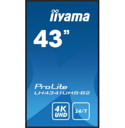 iiyama LH4341UHS-B2 visualizzatore di messaggi 108 cm (42.5") LCD 500 cd/m² 4K Ultra HD Processore i