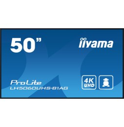 iiyama LH5060UHS-B1AG visualizzatore di messaggi Pannello A digitale 125,7 cm (49.5") LED Wi-Fi 500