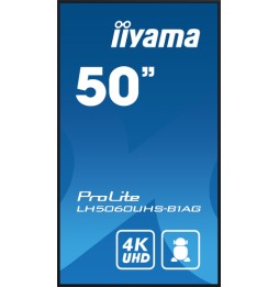 iiyama LH5060UHS-B1AG visualizzatore di messaggi Pannello A digitale 125,7 cm (49.5") LED Wi-Fi 500