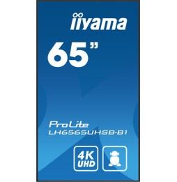 iiyama LH6565UHSB-B1 visualizzatore di messaggi Design chiosco 163,8 cm (64.5") LED Wi-Fi 800 cd/m²