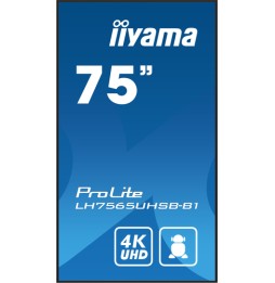 iiyama LH7565UHSB-B1 visualizzatore di messaggi Design chiosco 189,2 cm (74.5") LED Wi-Fi 800 cd/m²