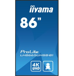 iiyama LH8665UHSB-B1 visualizzatore di messaggi Design chiosco 2,18 m (86") LED Wi-Fi 800 cd/m² 4K U
