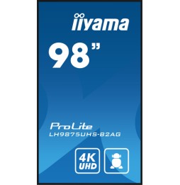 iiyama LH9875UHS-B2AG visualizzatore di messaggi Pannello piatto per segnaletica digitale 2,48 m (97
