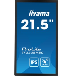 iiyama TF2238MSC-B1 visualizzatore di messaggi Pannello A digitale 55,9 cm (22") LED 600 cd/m² Full