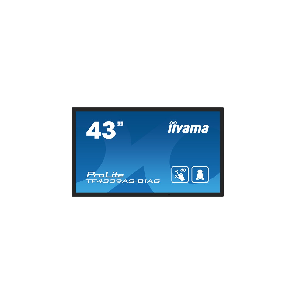 iiyama TF4339AS-B1AG visualizzatore di messaggi Pannello piatto per segnaletica digitale 108 cm (42.