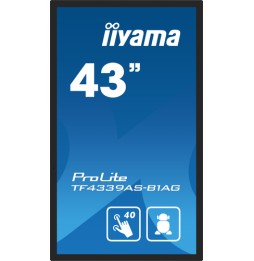 iiyama TF4339AS-B1AG visualizzatore di messaggi Pannello piatto per segnaletica digitale 108 cm (42.