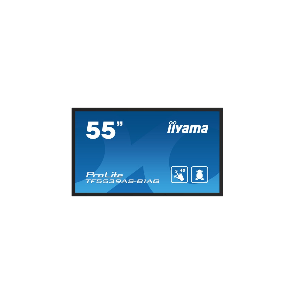 iiyama TF5539AS-B1AG visualizzatore di messaggi Pannello piatto per segnaletica digitale 138,7 cm (5